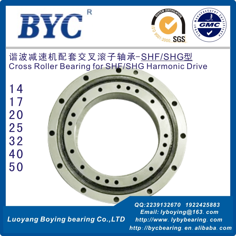 BSHF/BSHG14/17/20/25/32/40/50交叉滾子軸承-工業(yè)機器人SHF/SHG型諧波減速機配套專用